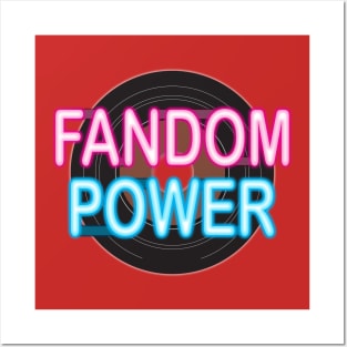 Fandom Power (50s  Throwback) Posters and Art